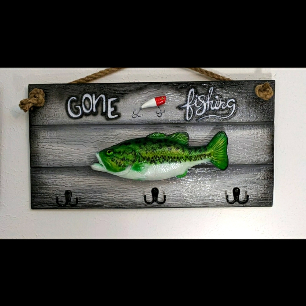 Fish Largemouth bass replica decor